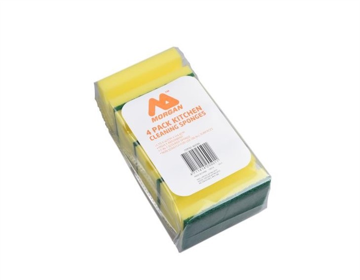 4PK rengøringssvamp