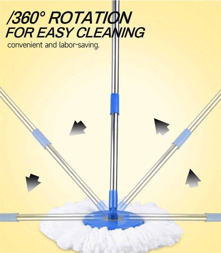 360° Spin Super-Absorbent Microfiber Mop